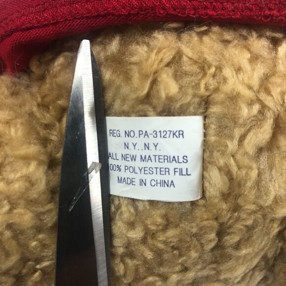 VINTAGE RALPH LAUREN  POLO JOINTED BEAR wearing polo red shirt 4 CANCER - Picture 12 of 12